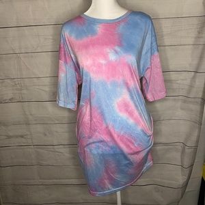 Over Sized Tie Dyed T-Shirt